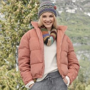 Sundance Duck Down Corduroy Puffer Jacket